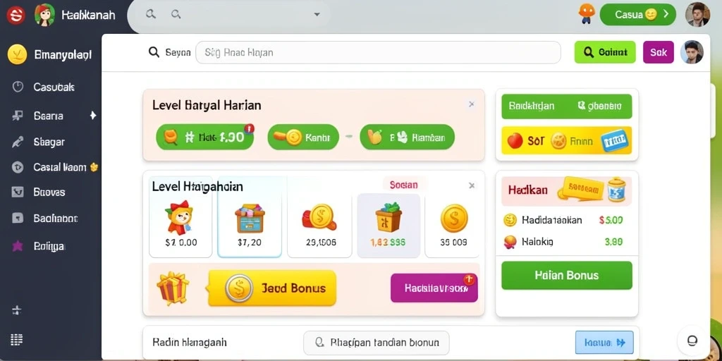 Tampilan antarmuka yang bersih dan mudah dinavigasi.