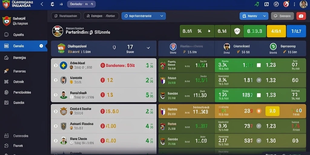 Tampilan dashboard aplikasi yang menarik dan informatif.