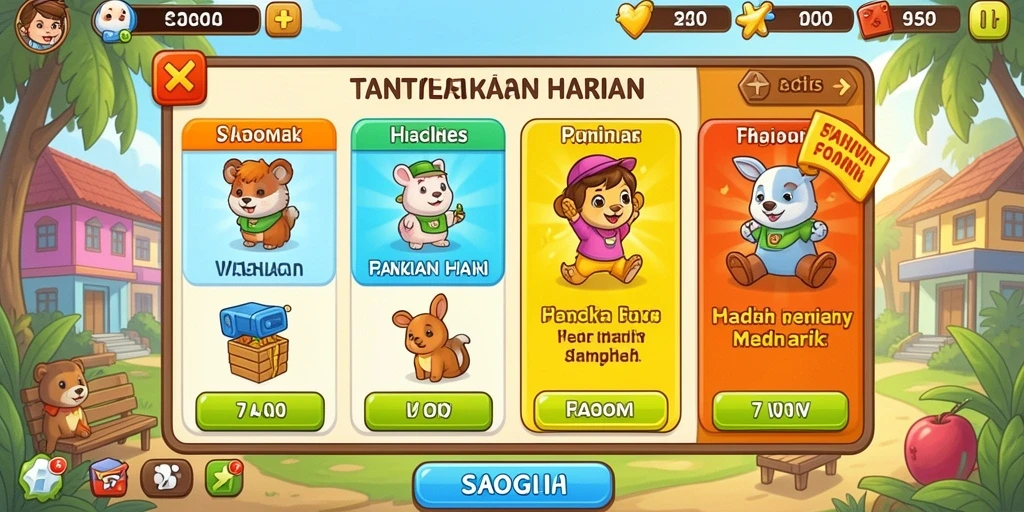 Tampilan antarmuka yang menarik dan mudah digunakan.