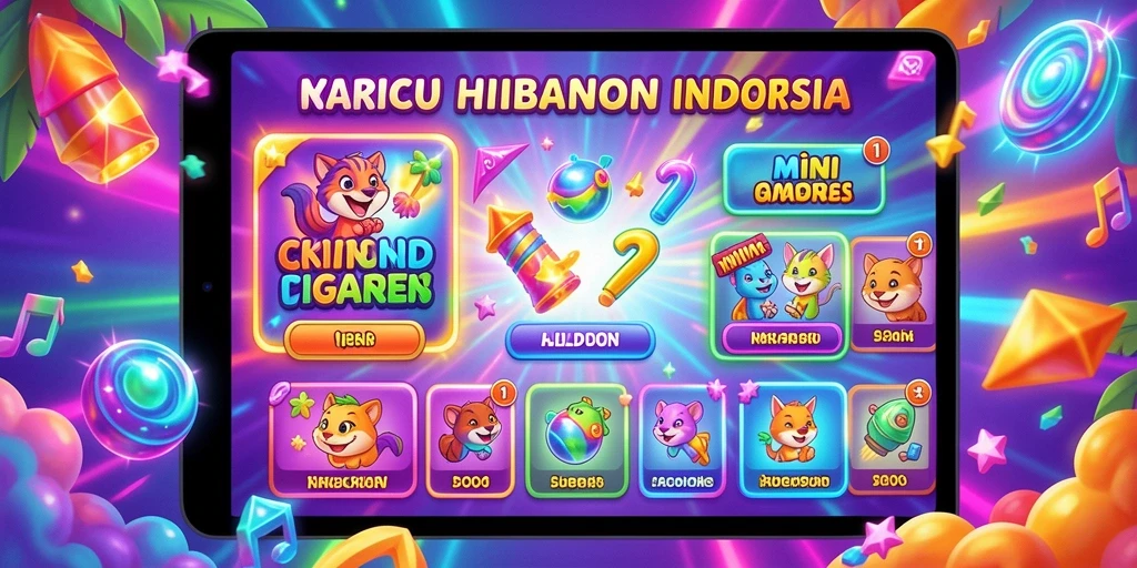 Tampilan utama IDNSCORE yang penuh warna dan mengundang.