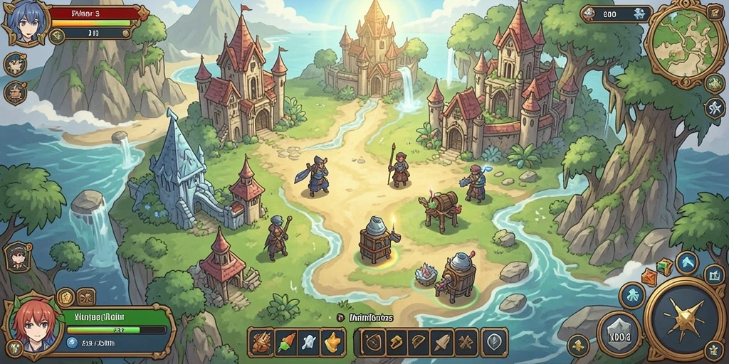 Tampilan awal game dengan mobil balap yang siap meluncur.